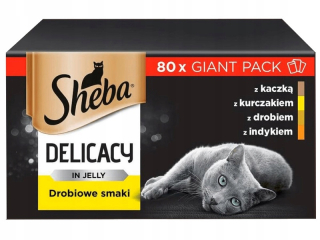 Sheba mokré krmivo mix príchutí 6,8 kg